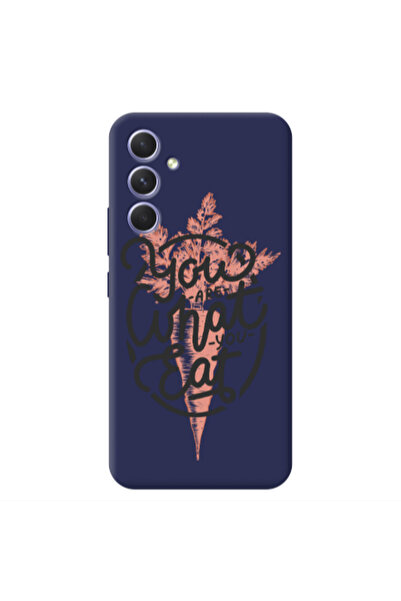 Other Samsung A26 You are What You Eat Dark blue Colored Silicone TPU Θήκη