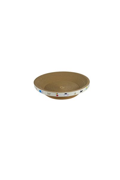 Empressco سرير قطط دائري ناعم ومريح 45x45x9، منطقة استرخاء مريحة