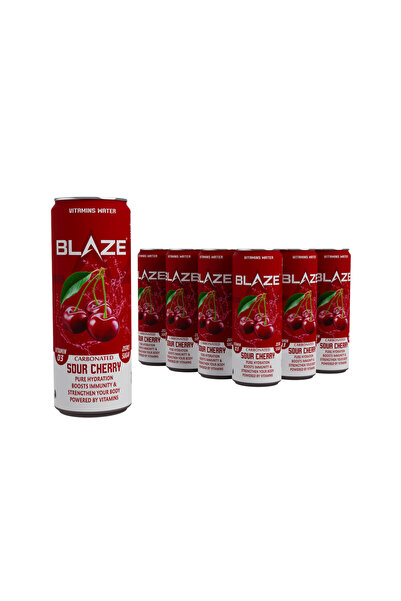 BLAZE Vitamin Water - Sour Cherry - Zero Sugar, Vitamin D3 4000IU - Functiona...