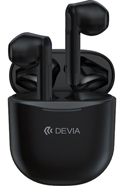 Devia Joy A10 Ακουστικά Bluetooth Handsfree με Θήκη Φόρτισης Μαύρα
