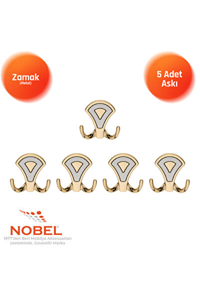 Nobel Dilay Askı, Metal Vestiyer Askısı, Altin Matkrom, Duvar ve Dolap Askılı...