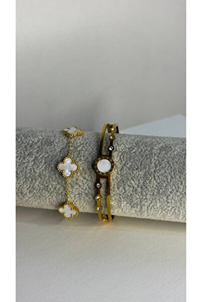 Seen Time Fluid Bracelet + Elegant and Simple Gold-Plated Bracelet Suitable f...