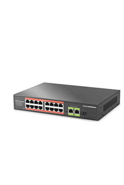 Skygo Ao Poe Switch 16 Port 2 Uplink 1 Sfp Gigabit 210W Hdx1442