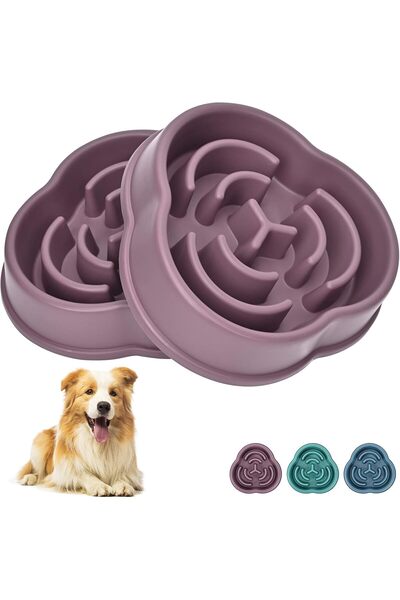Arabest Slow Feeder Bowls,2-Pack,Puzzle Design,Anti-Slip,Safe Material,Promot...