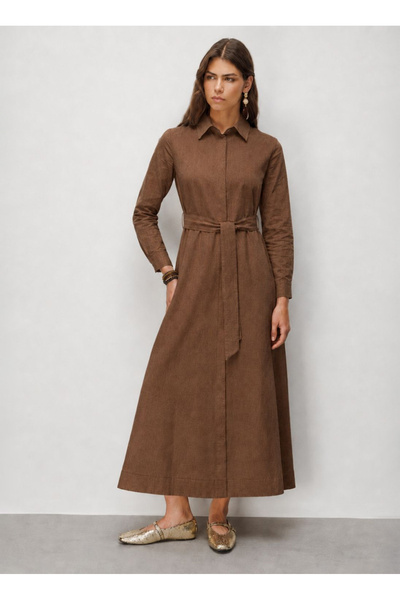 Mizalle Kahverengi Kadın Tunik M2MZ1030120395