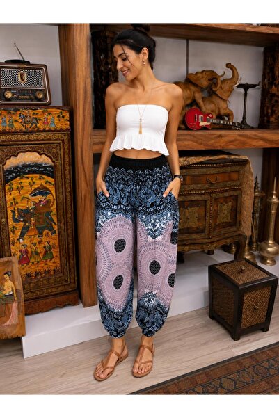 etselements Bohemian Patterned Shalwar Trousers
