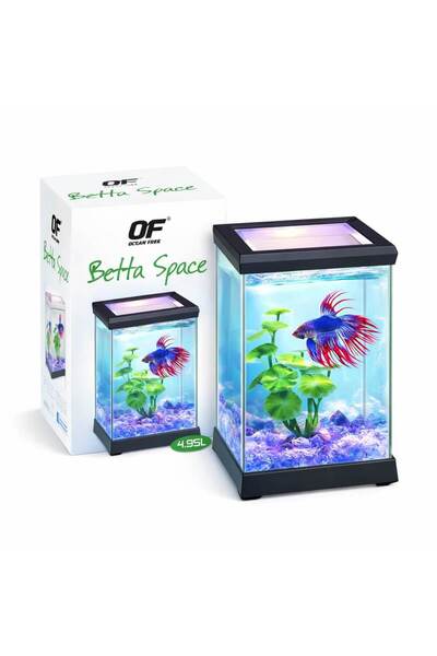 Ocean Free Acvariu Betta Space culoare neagra