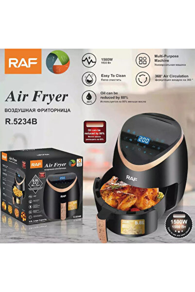 raf R5234b Φριτέζα Αέρος 5.8 λίτρα Μαύρη