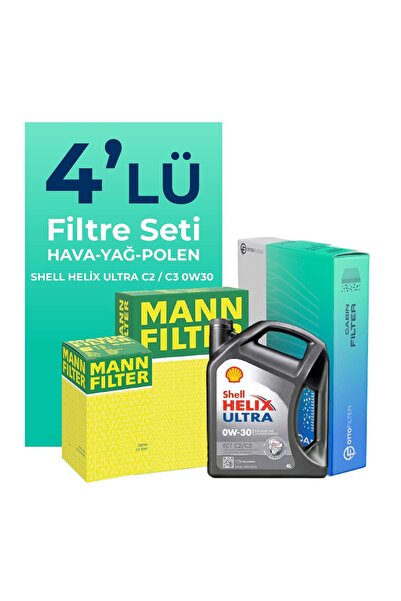 Mann-Filter Fiat Egea 1.6 Dizel Filtre Bakım Seti Shell Motor Yağlı (2015-202...