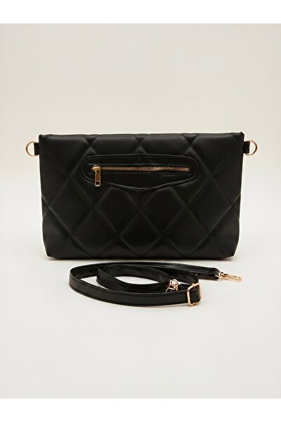Satuna Women's Quilted Lined Shoulder Bag and Portfolio Bag - 25X33 cm