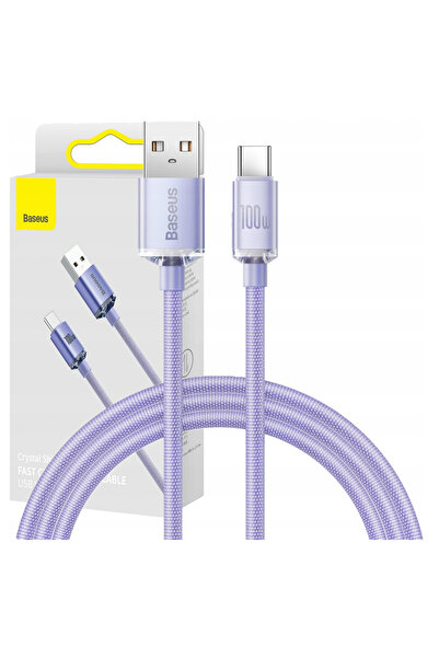 Baseus Cablu USB-C la USB 100W pentru telefoane și laptopuri 2M Încărcare rapidă