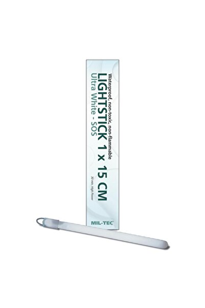 Mil-Tec Φως Χημικό Light Stick 1x15cm 30 min. Ultra White