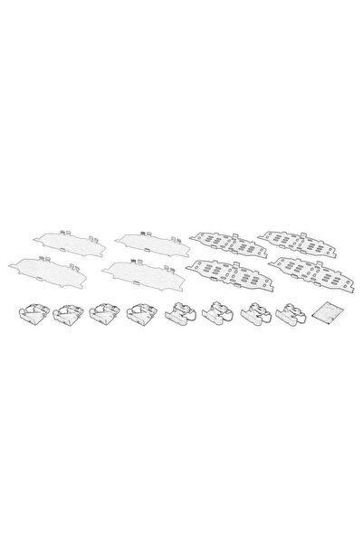 Isuzu Kit Montare Placute Frana (placa)
