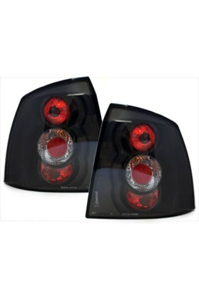 OEM Πίσω φώτα για Opel Astra G 3/5θυρο (1998-2004) - μαύρα - σετ 2 τεμαχίων.