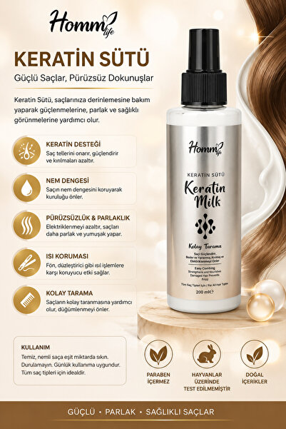 HOMM LİFE CLEAN Homm Life Keratin Sütü