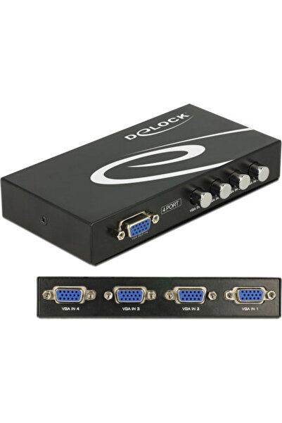 DELOCK 87635 Διακόπτης KVM & Δεδομένων με VGA