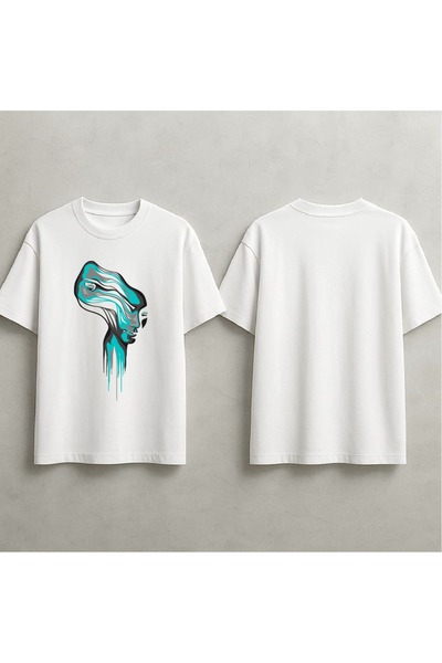 EFEVRA Printed Oversized T-Shirt with a Different Look Than the Original Design.