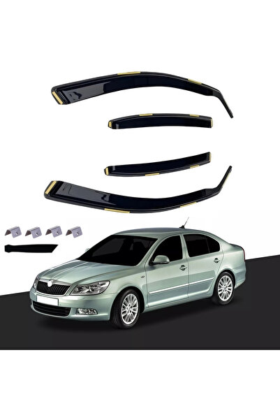 Flexzon Ανεμοθραύστες για SKODA OCTAVIA SEDAN Mk2 2004 - 2013 4 τεμάχια. FZVE...