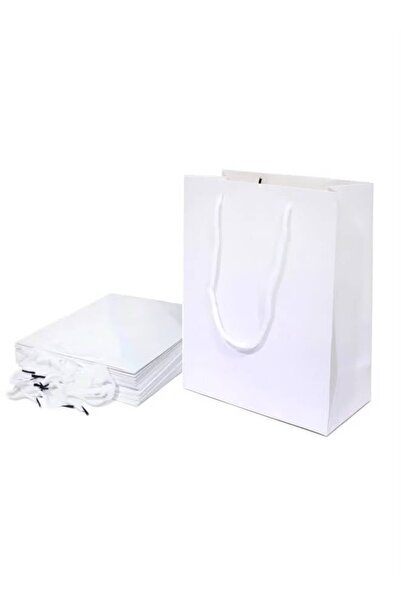 Tohfati Hadaya White Paper Gift Bag 12 Pieces