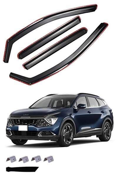 Flexzon Ανεμοθραύστες για KIA SPORTAGE V 5D SHORT WHEEL 2021+ 4 τεμάχια. FZVE...