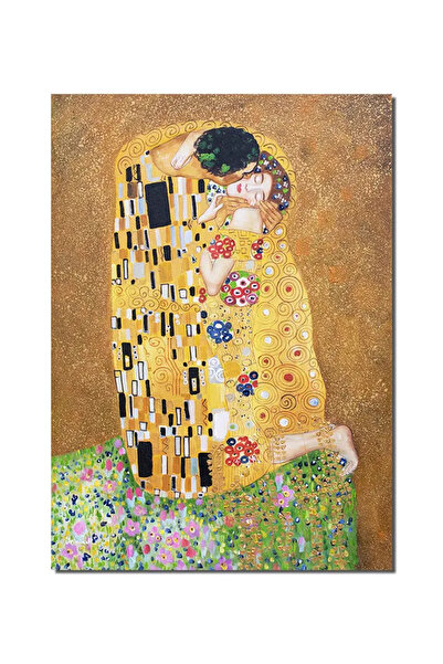 artnova The Kiss painting, hand painted famous kiss, 70x50cm oil on canvas, G...