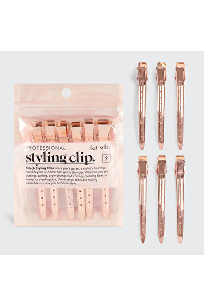Kitsch Kitch Professional Styling Clip Metal Hairdressing Hair Clips 6 Pieces...