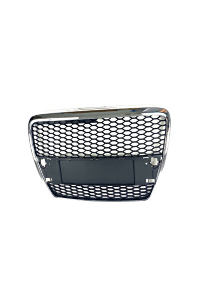 OEM Μάσκα χωρίς σήμα για Audi A6 C6 (2004-2008) - με χρωμιωμένο πλαίσιο εμφάν...