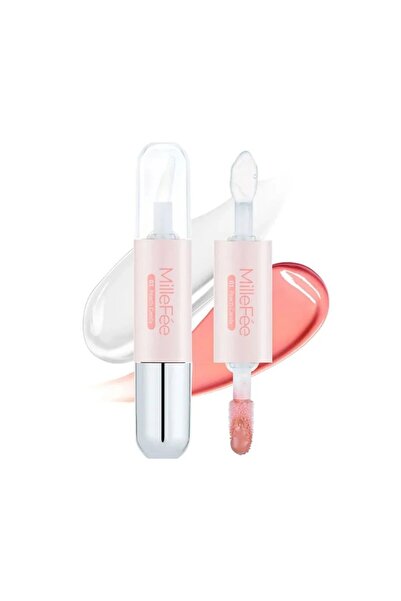 MilleFee Idol 2'si 1 Arada Kalıcı Dudak Tinti ve Parlatıcısı 01 Peach Candy