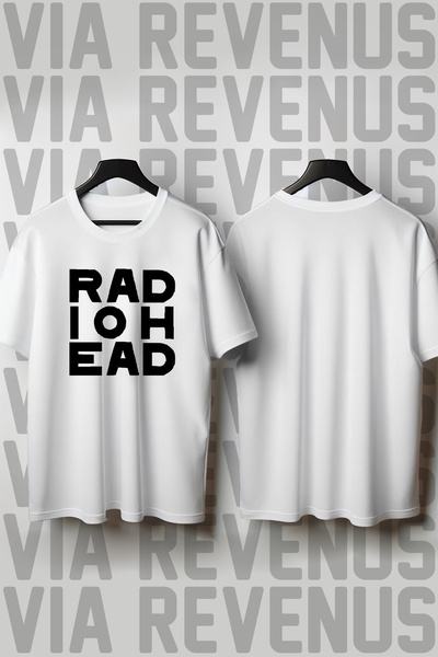 Vordevia Radiohead Printed Wide Fit 100% Cotton Tshirt