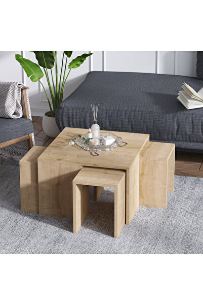 Fratelli Home Τραπεζάκια Σαλονιού Σετ Δρυς Ζαφείρι ARTOCA