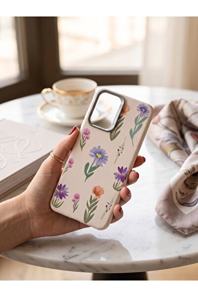 Hatreds Redmi Note 10 / Note 10S Deri Dokulu Desenli Kamera Korumalı Darbe Em...