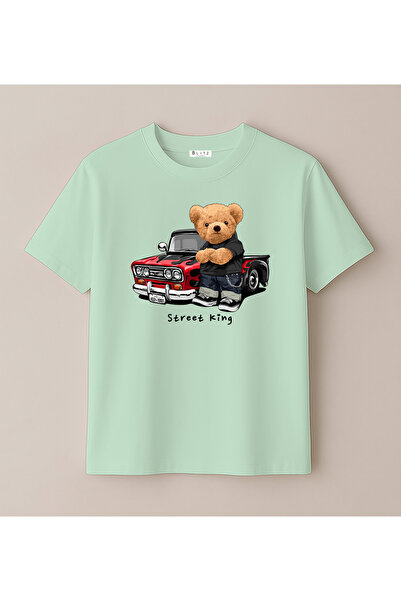 BLITZIST Street King Cool Bear Design Printed Children's T-Shirt (Ages 4-13)
