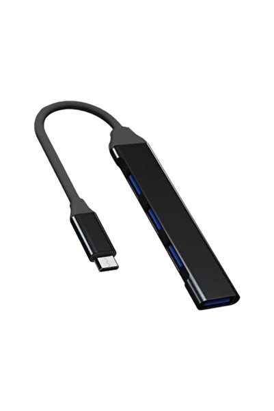 Next ®   Hub USB-C Tip C Dock cu 4 porturi 3.0 3.1, Multi-splitter, Adaptor O...