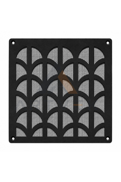 Artvek Dekoratif Metal Havalandırma Kapağı – Menfez Kapağı 40x40 cm Siyah Sti...