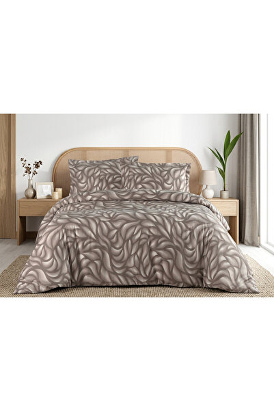 GENÇEV HOME COLLECTİONS Premium 100% Cotton Satin Double 6-Piece Duvet Cover ...