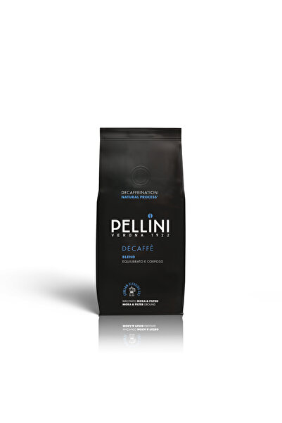 PELLİNİ Cafea Măcinată Import Italia, Moka Decofeinizată, 185g, Fără Cofeină,...