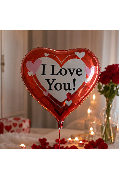 Generic I Love You Heart Shaped Foil Balloon