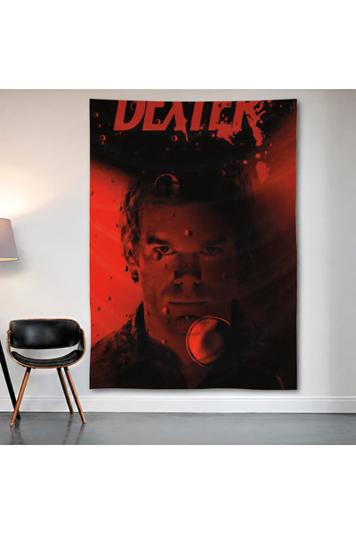 Geek Cultcha Dexter Wall Cloth Wall Tapestry First Quality Satin Fabric Poster