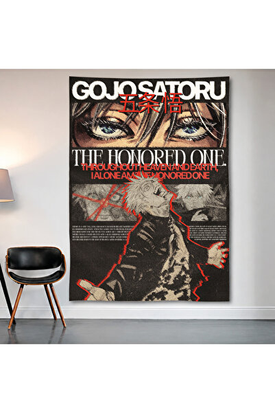 Geek Cultcha Gojo Satoru the Honored One Wall Covering Wall Tapestry First Qu...