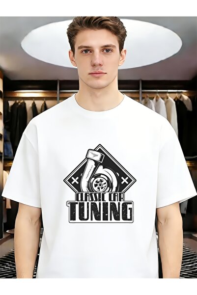 135 Classic Car Tuning Turbo Retro Cool Spring Summer Men Comfort Soft Cotton...