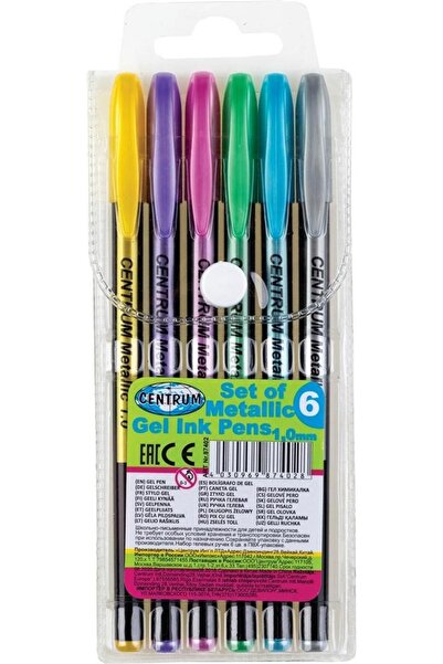 Centrum Set 6 pixuri cu gel, Centrum, 1 mm, Multicolor