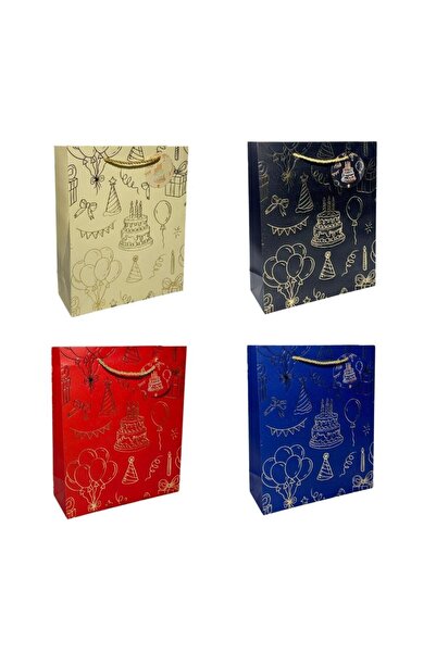 OEM Punga cadou Ju-Piter 26x32x10cm multicolor hartie 210g mix modele