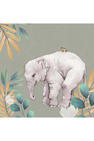 Clear Creations Felicitare/karnet Elefant, cu cristal Swarovski, cu plic, mul...