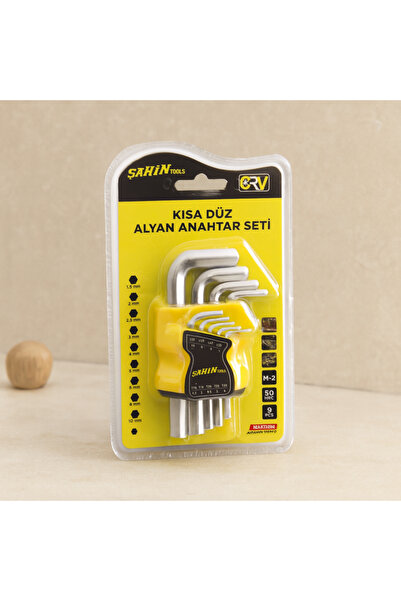 magicool Allen Key Set 9 Pieces Short Flat (1.5–10 mm)