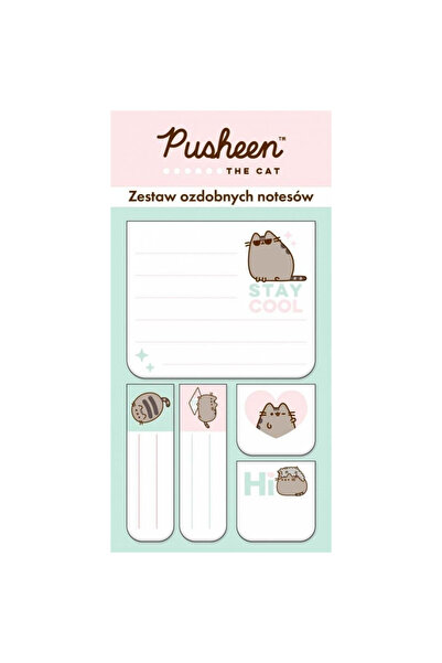 OEM Set notite adezive/notesuri ST-MAJEWSKI Pusheen, autocolante, design lice...