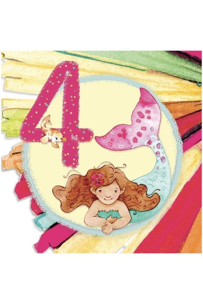 Clear Creations Felicitare de ziua multicolor 16x16cm cu plic