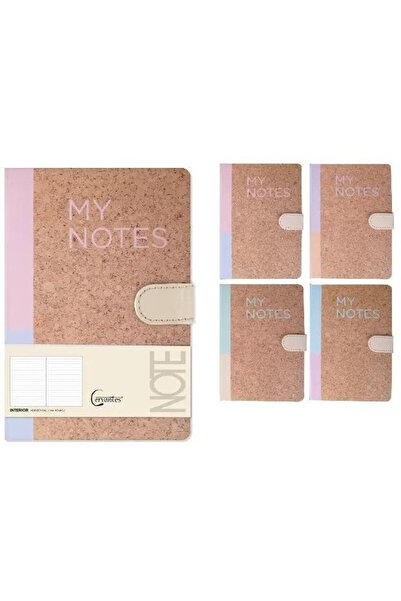 Cervantes Caiet/notebook A5, cu inchidere magnetica, 144 pagini, coperta mix ...