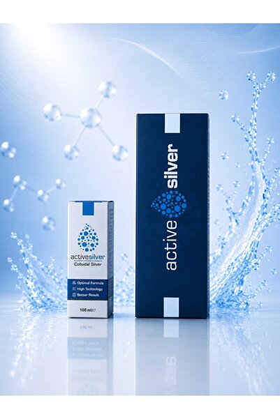 Activec Silver kolloidal Gümüş Suyu 50 ppm+ sprey cam şişe