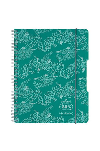 Herlitz Caiete PP A5 80 file patrat turcoaz set 4 buc multicolor