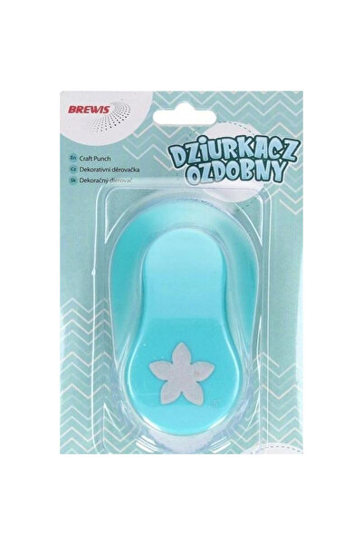 BREWIS Perforator decorativ Floare, diametru 2,5 cm, mix, blister, multicolor...